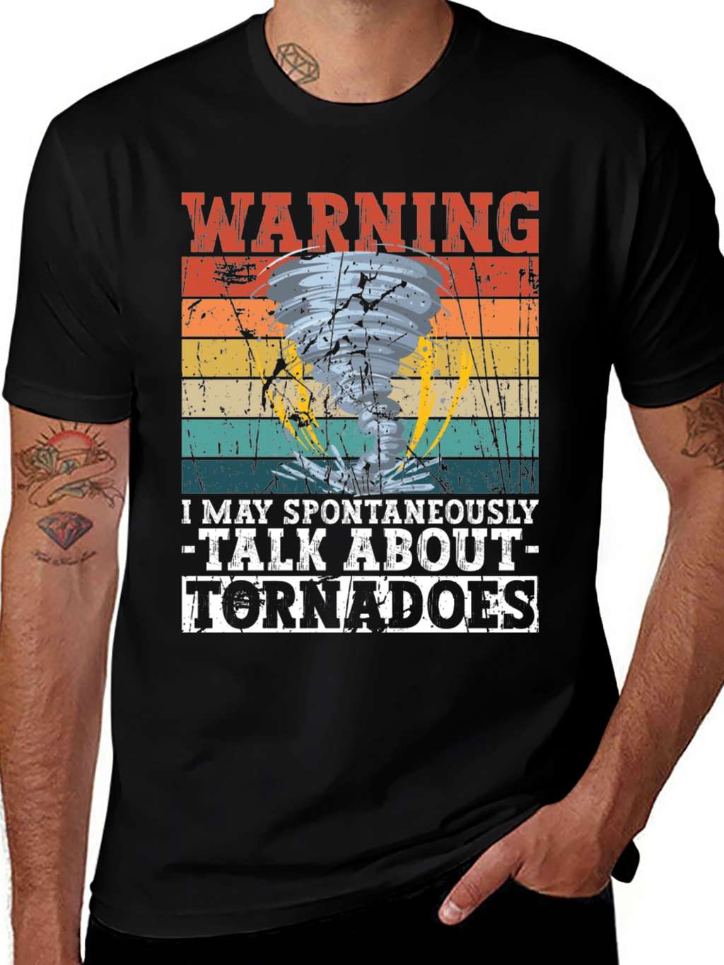 Warning: May Spontaneously Talk About Tornadoes T-Shirt
