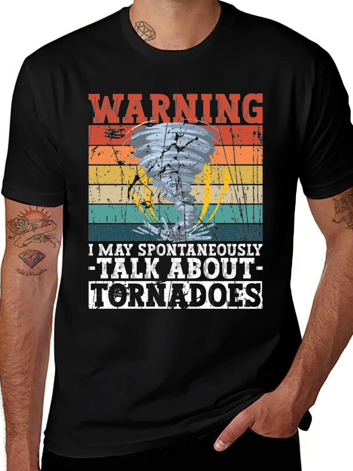 Warning: May Spontaneously Talk About Tornadoes T-Shirt