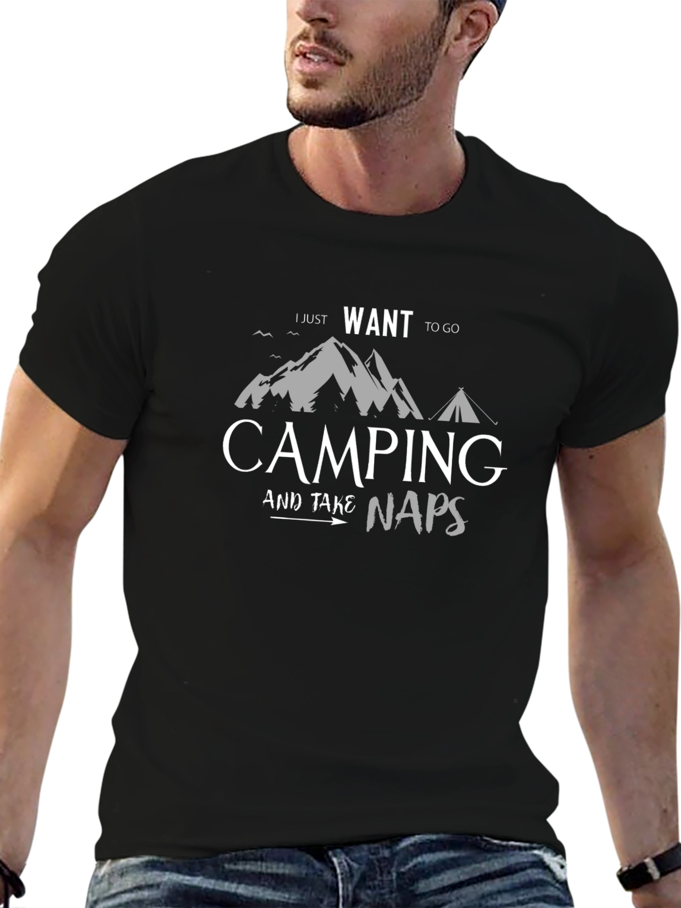 Camping & Naps Graphic T-Shirt