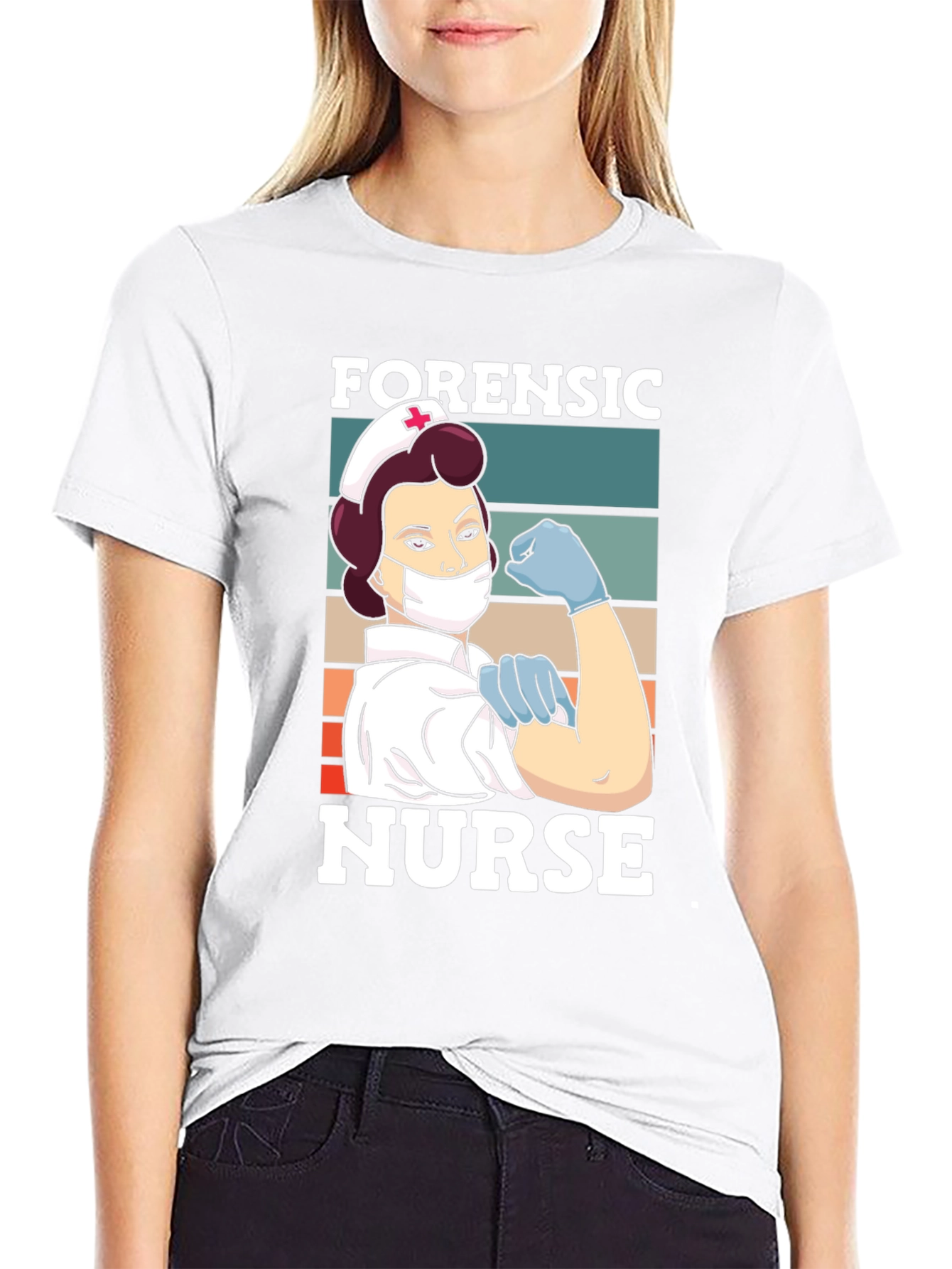 Forensic Nurse T-Shirt - Vintage Retro Style