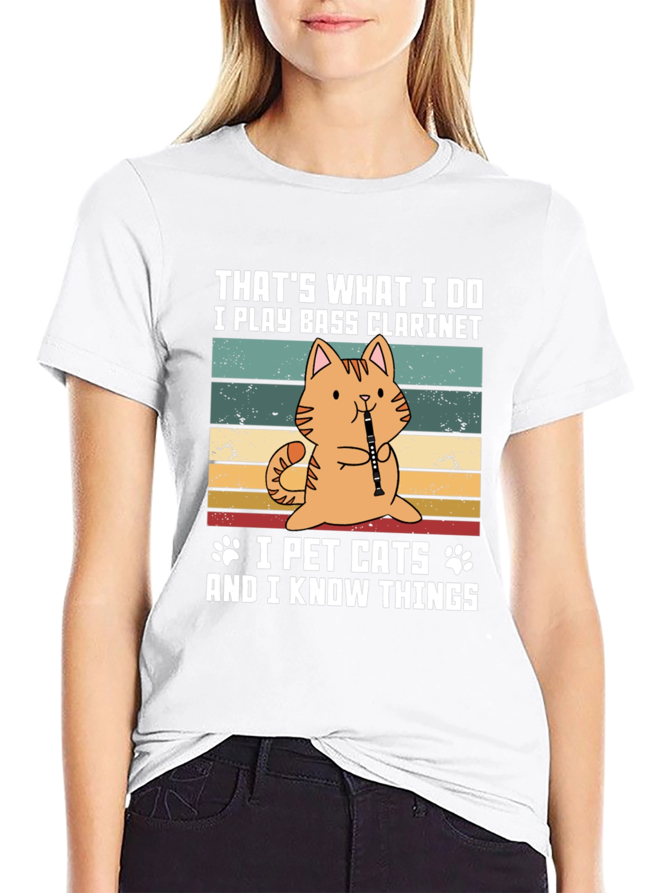 Bass Clarinet Cat T-Shirt