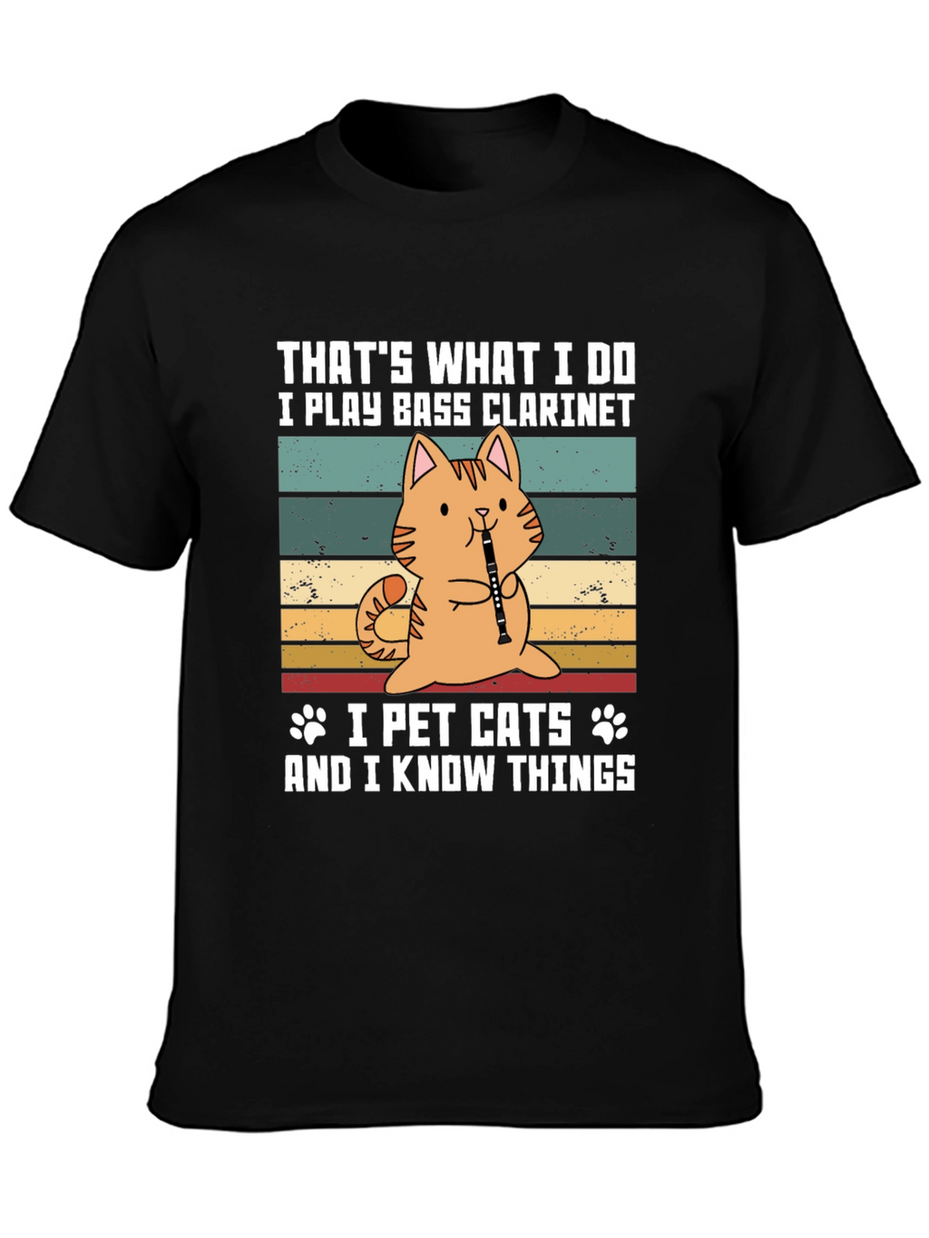 Bass Clarinet Cat T-Shirt