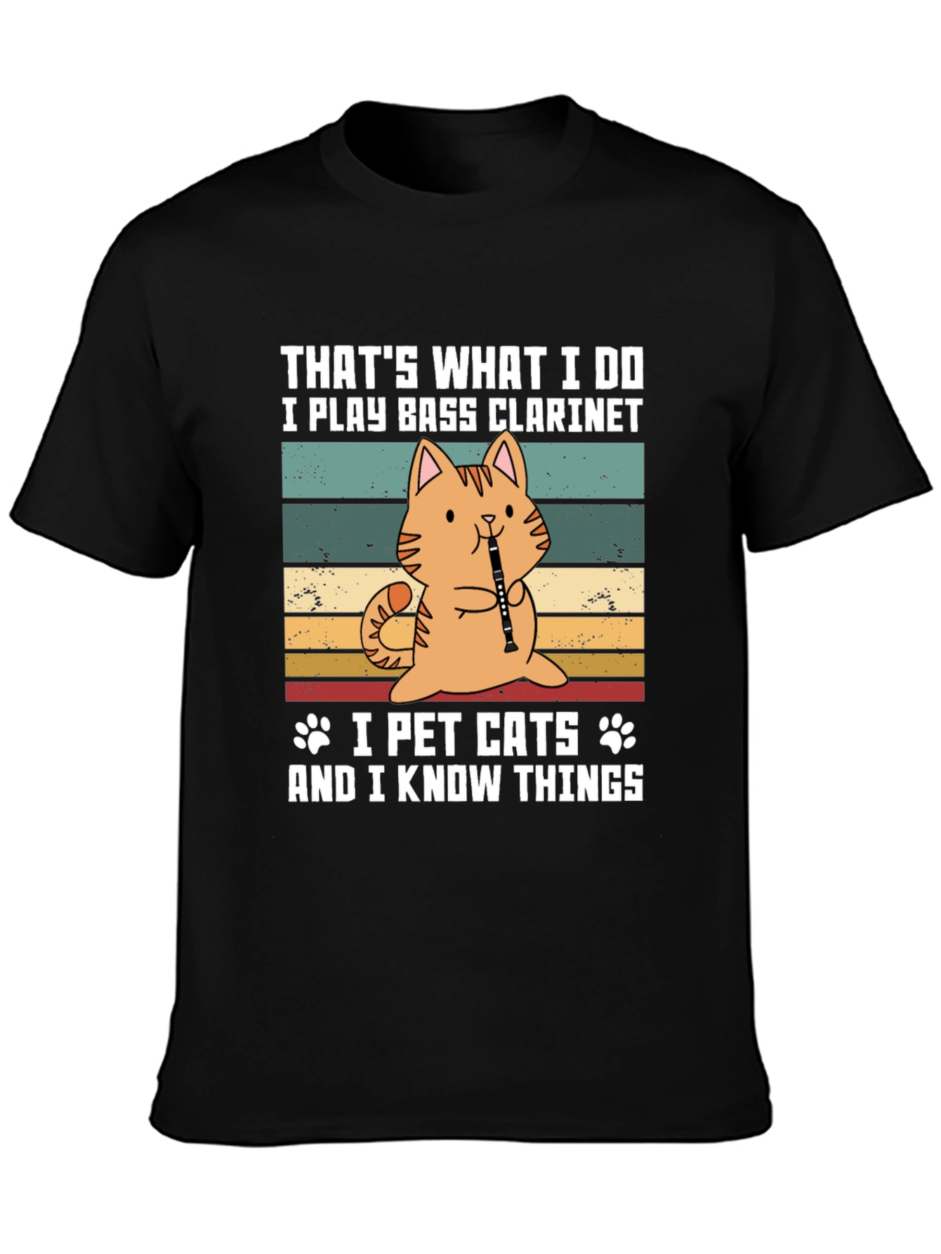 Bass Clarinet Cat T-Shirt
