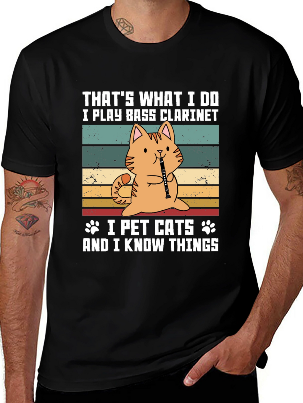 Bass Clarinet Cat T-Shirt