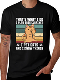 Bass Clarinet Cat T-Shirt