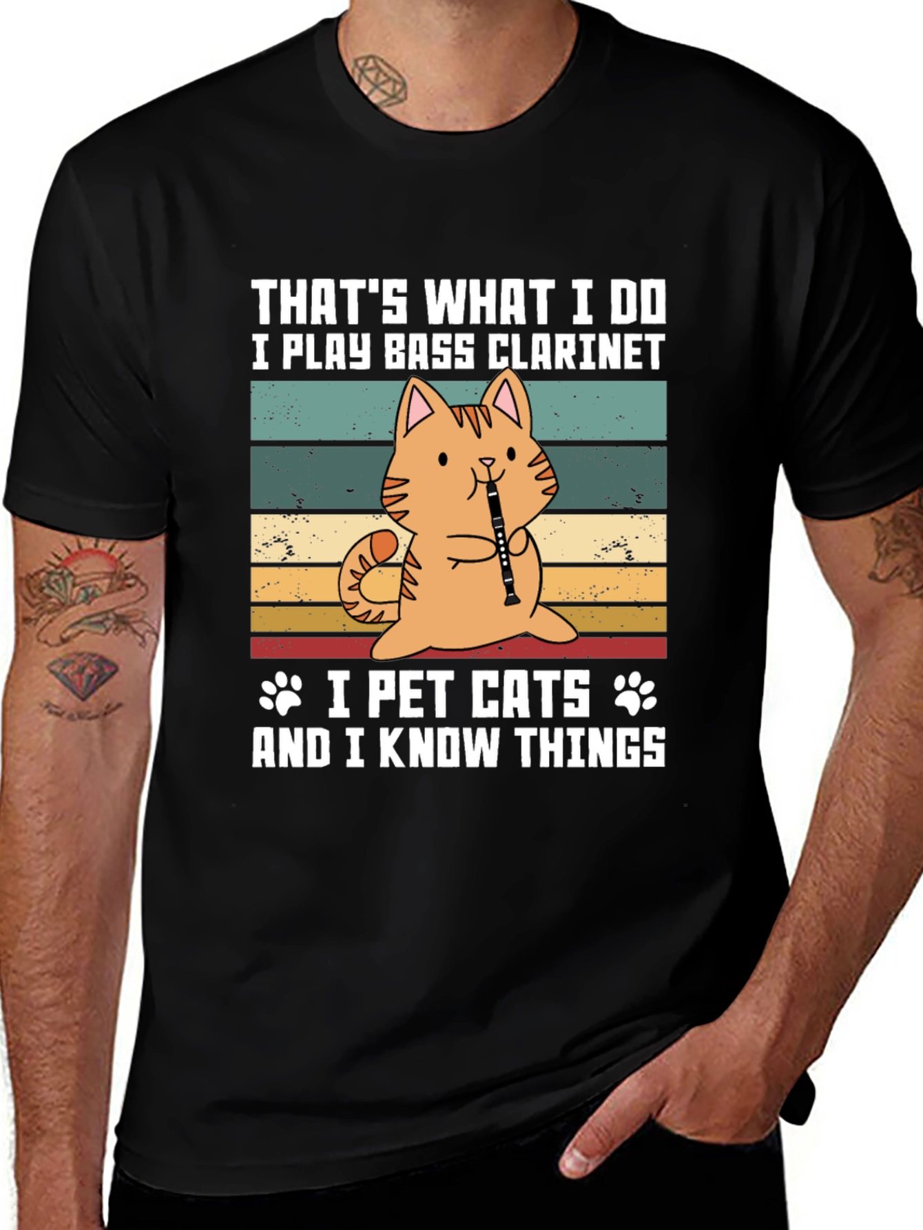 Bass Clarinet Cat T-Shirt