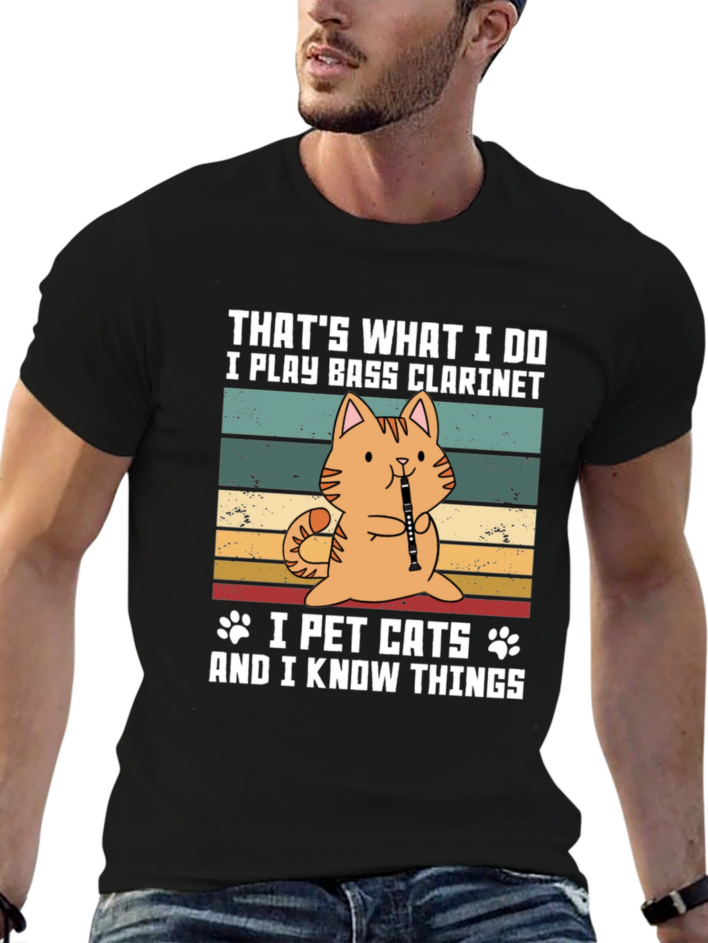 Bass Clarinet Cat T-Shirt