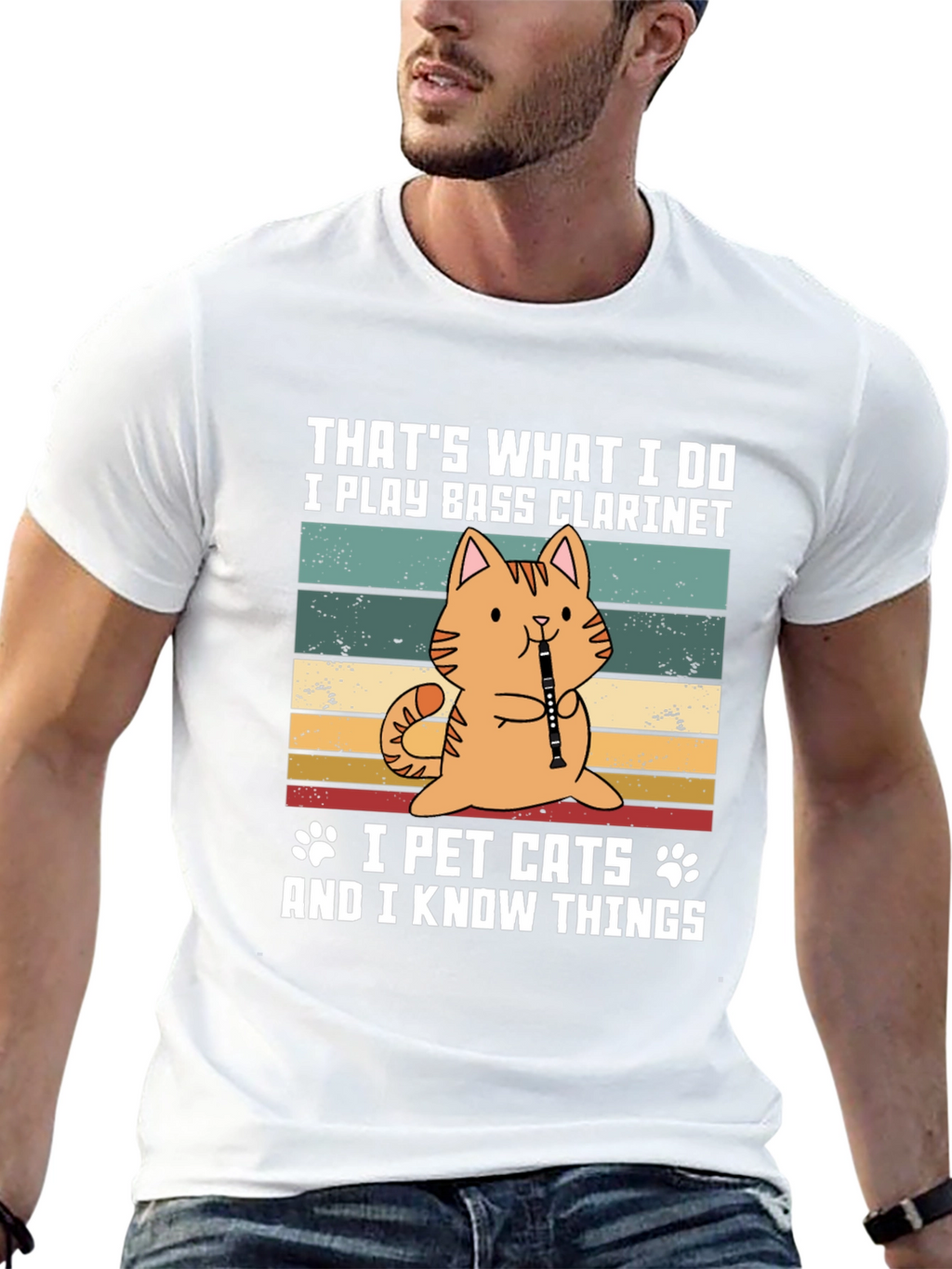 Bass Clarinet Cat T-Shirt