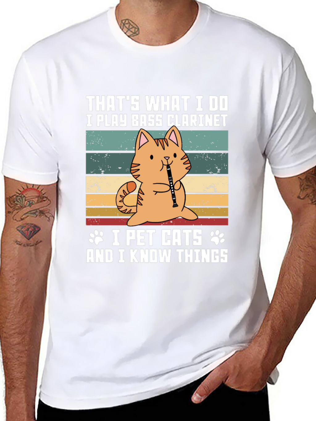 Bass Clarinet Cat T-Shirt
