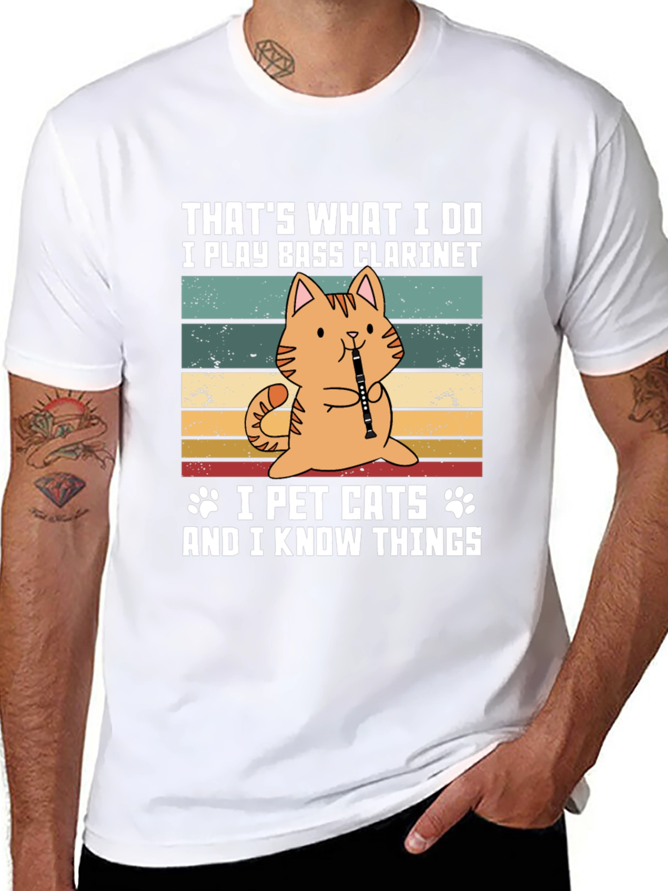 Bass Clarinet Cat T-Shirt