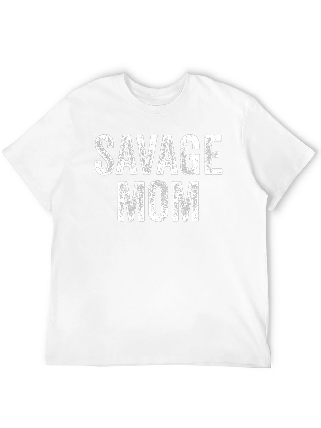 Savage Mom Graphic Tee - Black Cotton T-Shirt