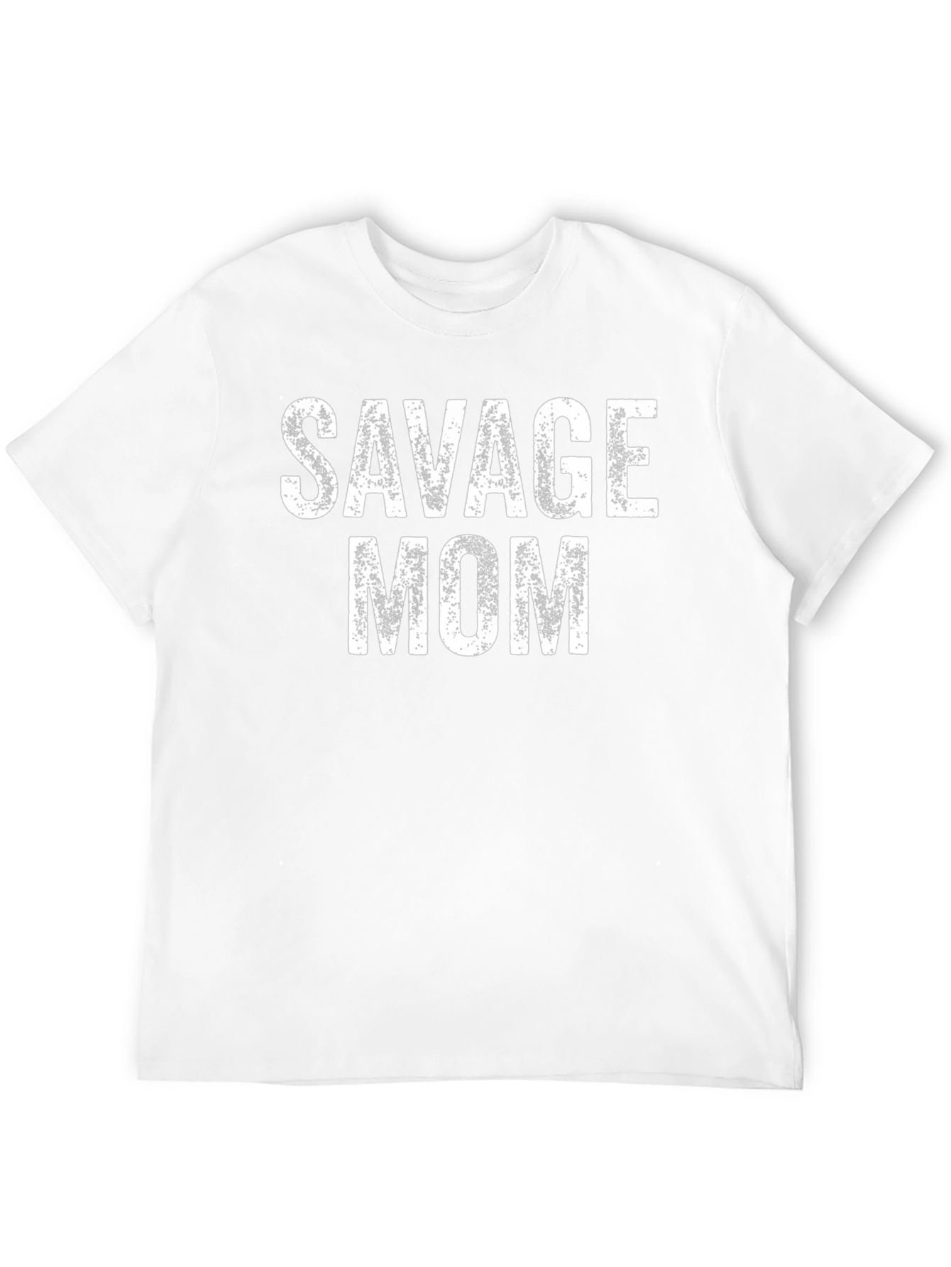 Savage Mom Graphic Tee - Black Cotton T-Shirt