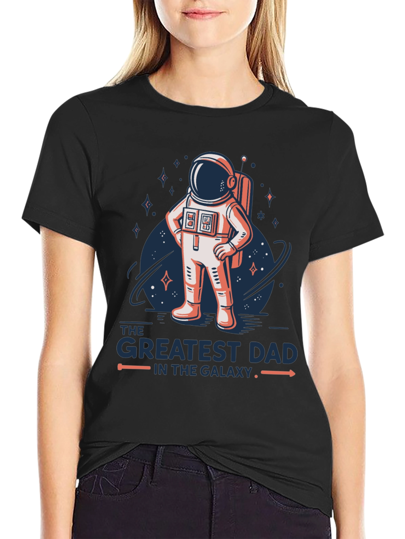 Greatest Dad Galaxy Astronaut T-Shirt