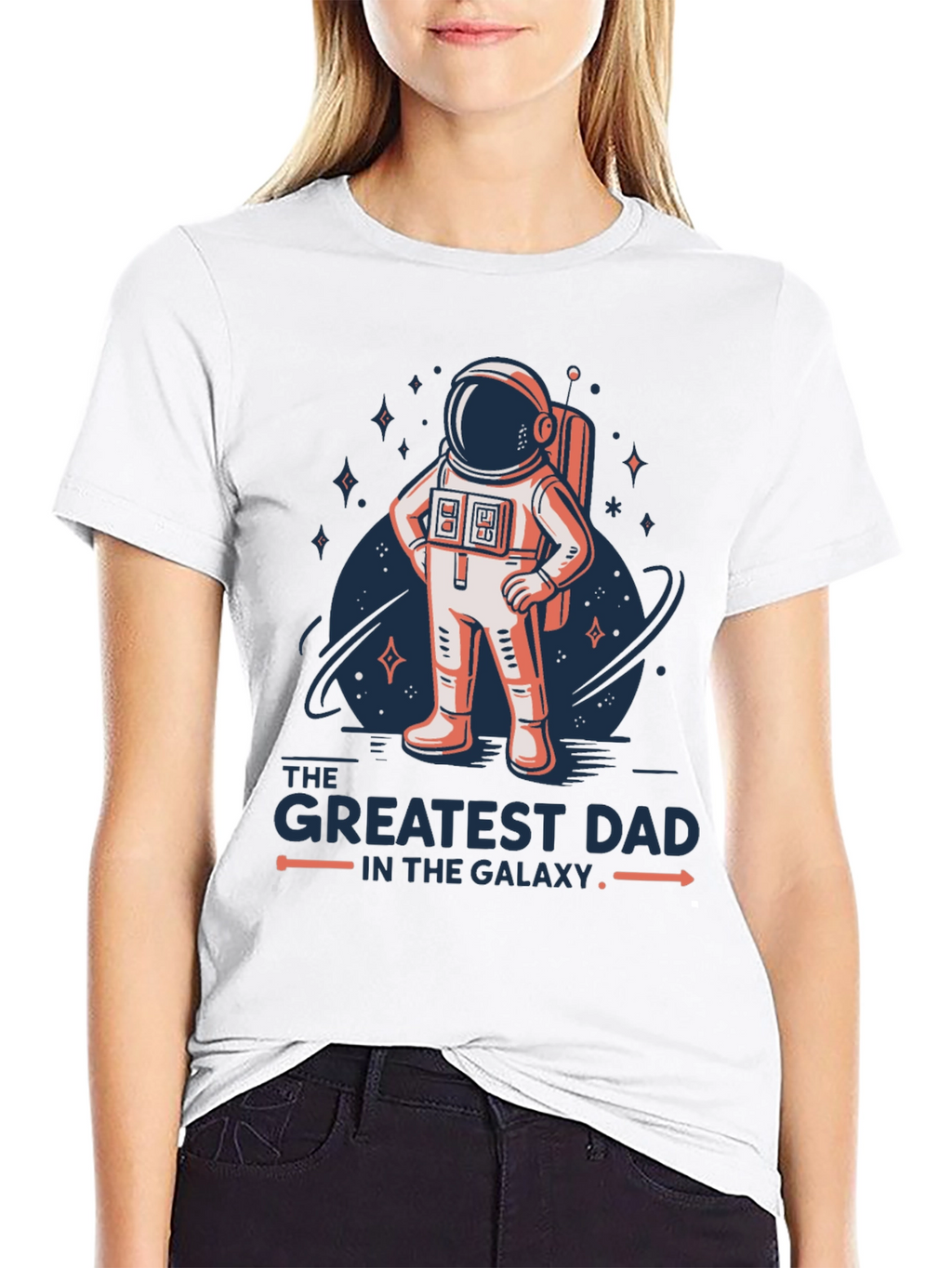Greatest Dad Galaxy Astronaut T-Shirt