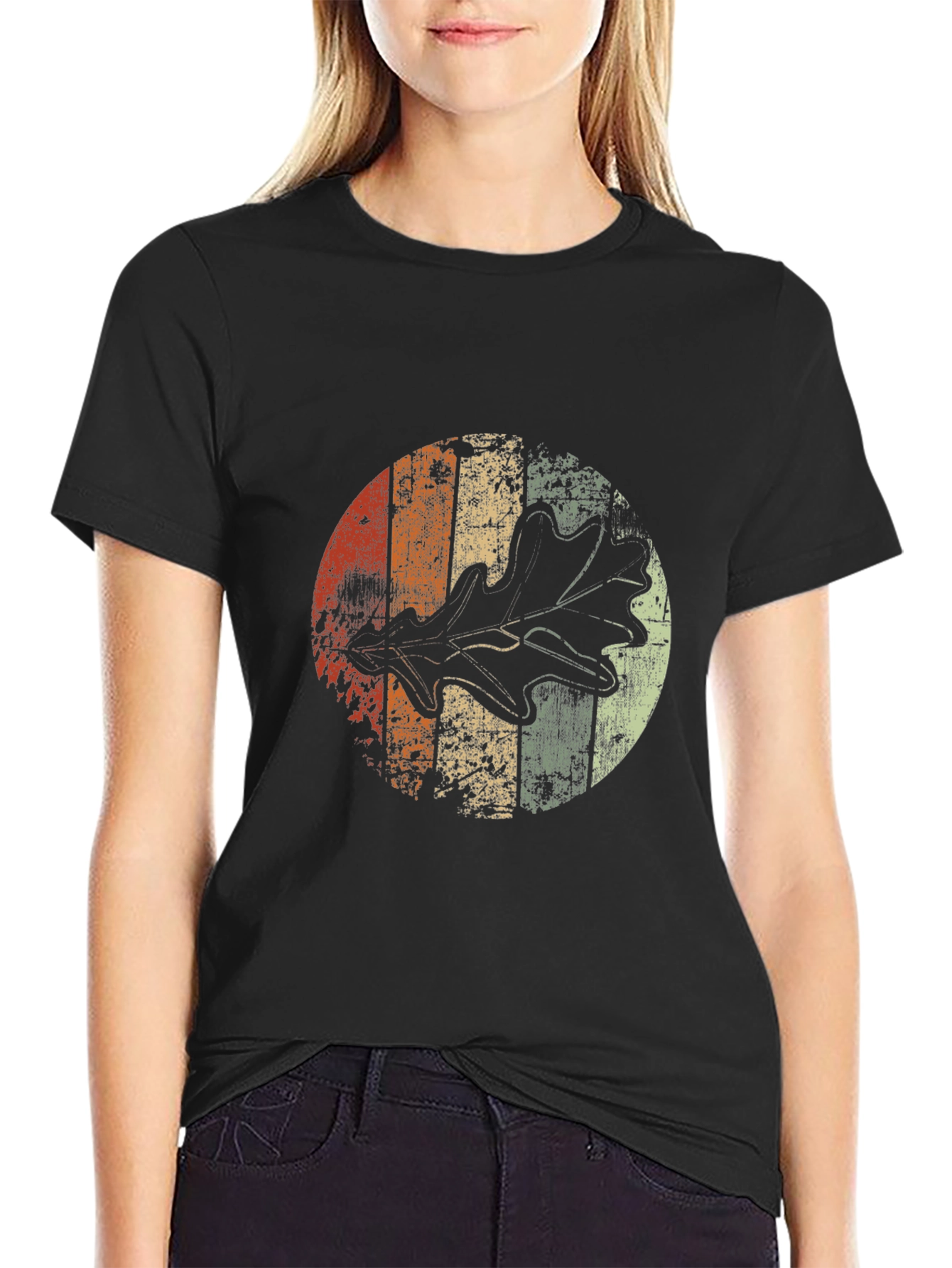 Vintage Oak Leaf Graphic Tee