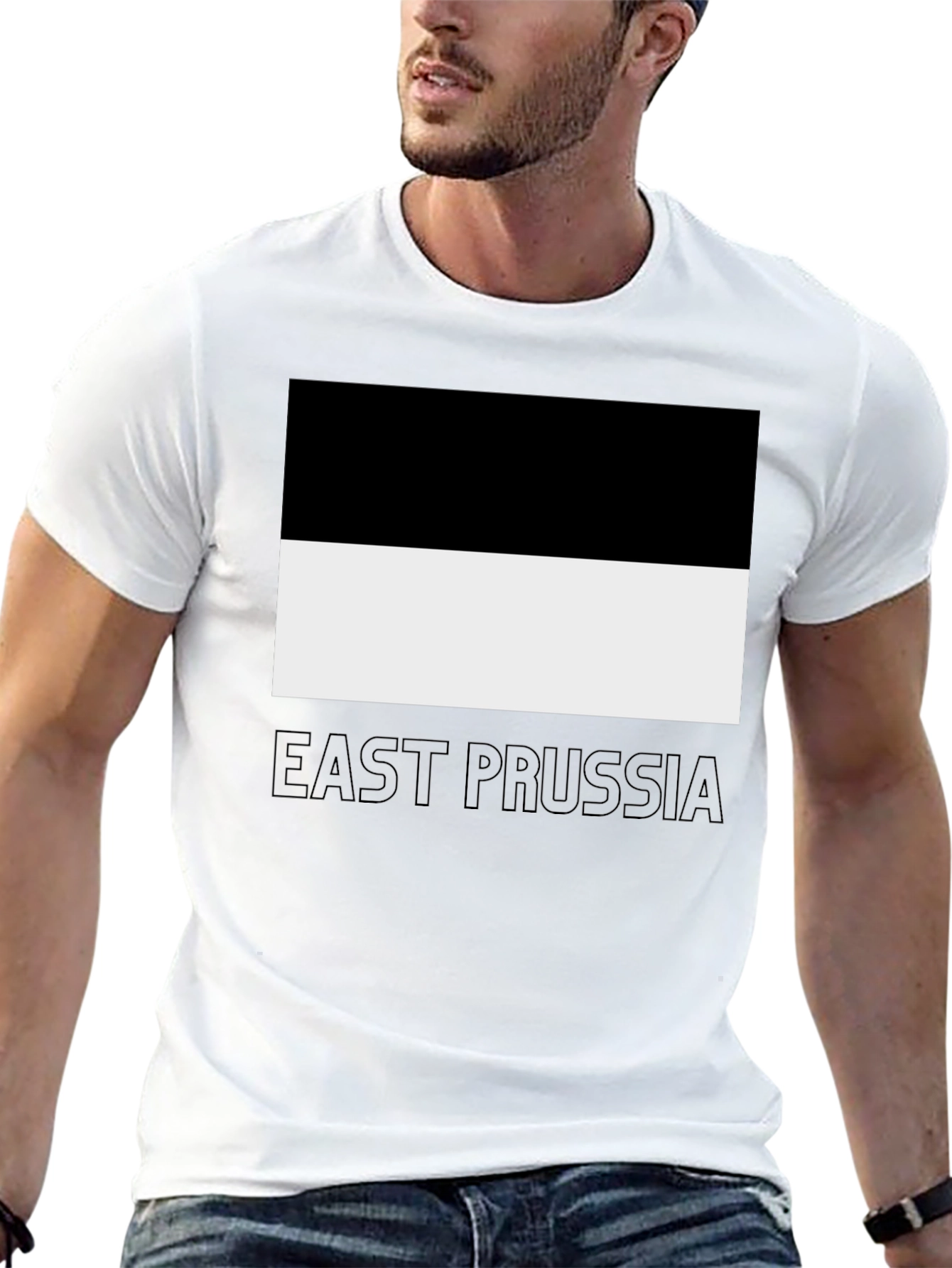 East Prussia Flag Graphic Tee - Classic Design