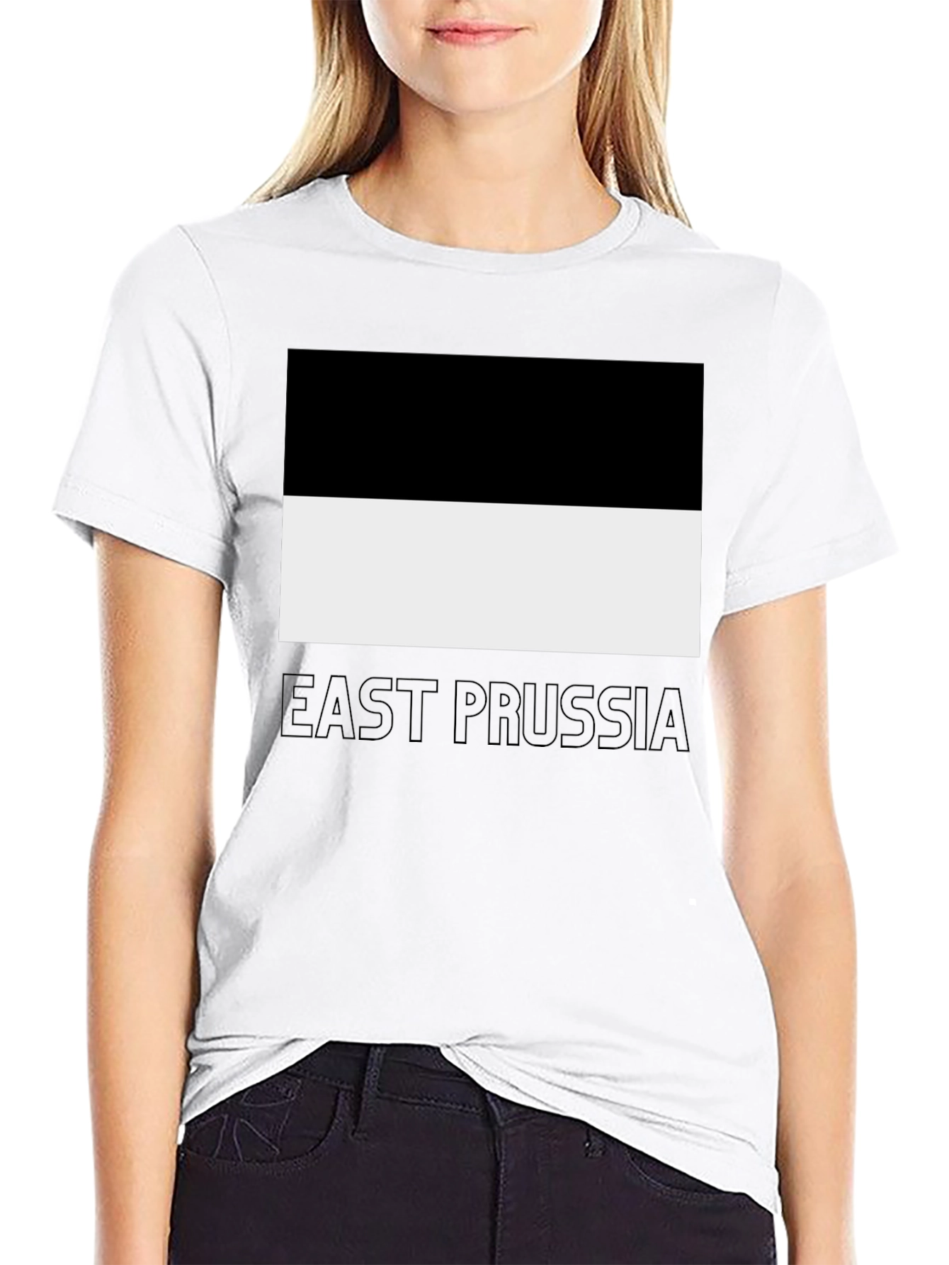 East Prussia Flag Graphic Tee - Classic Design