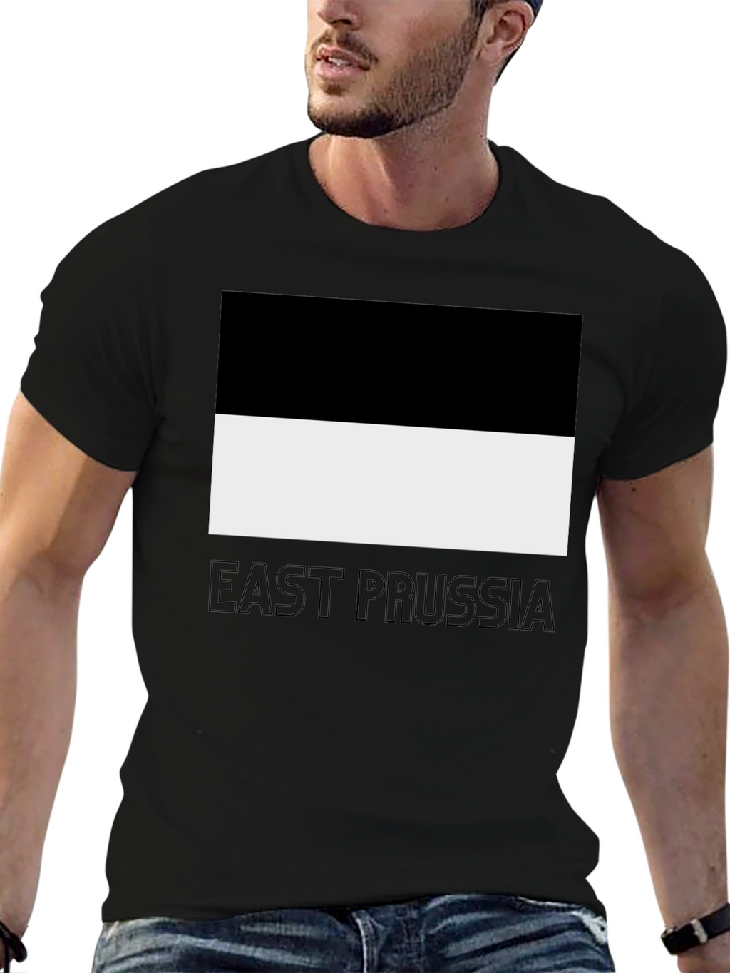East Prussia Flag Graphic Tee - Classic Design