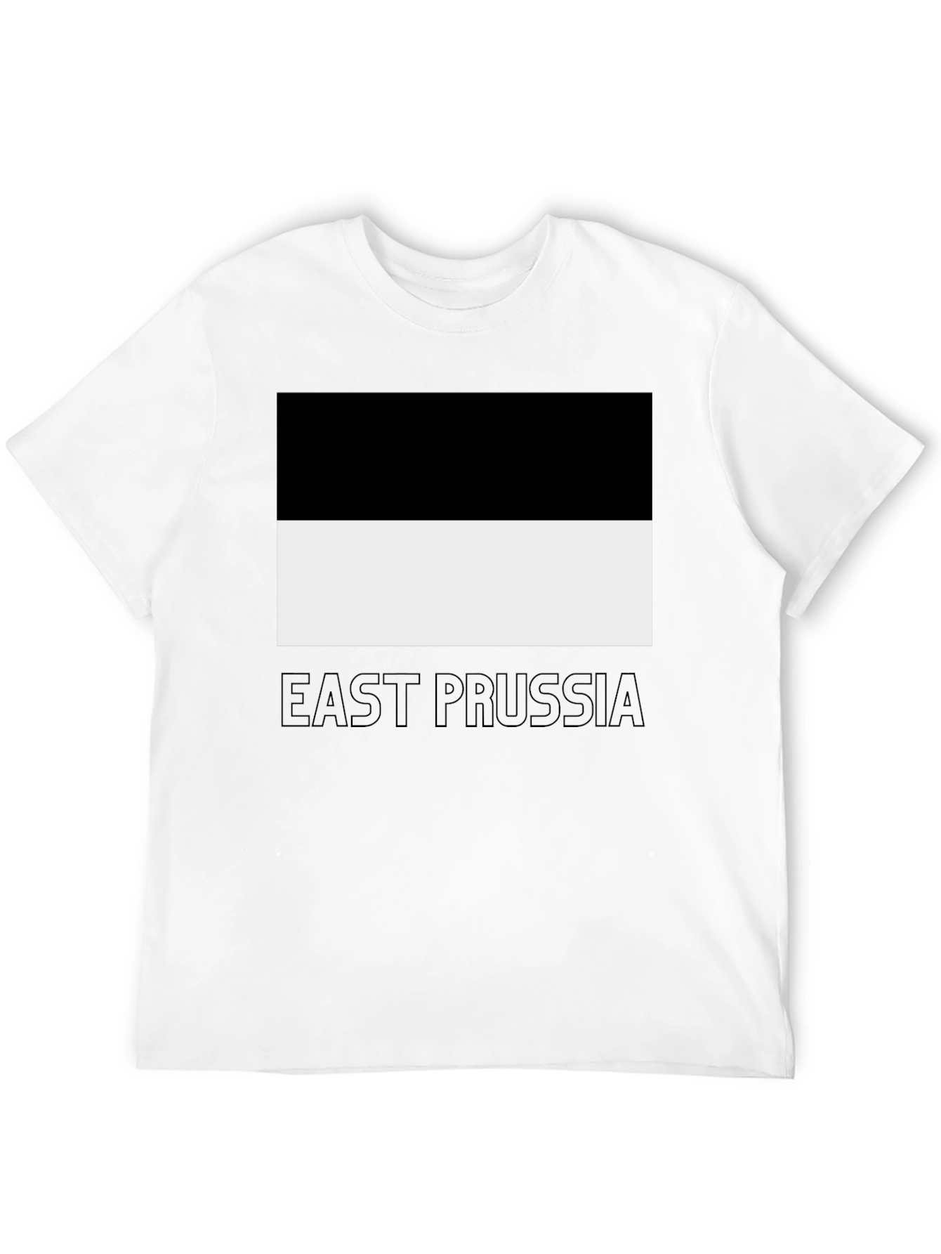 East Prussia Flag Graphic Tee - Classic Design