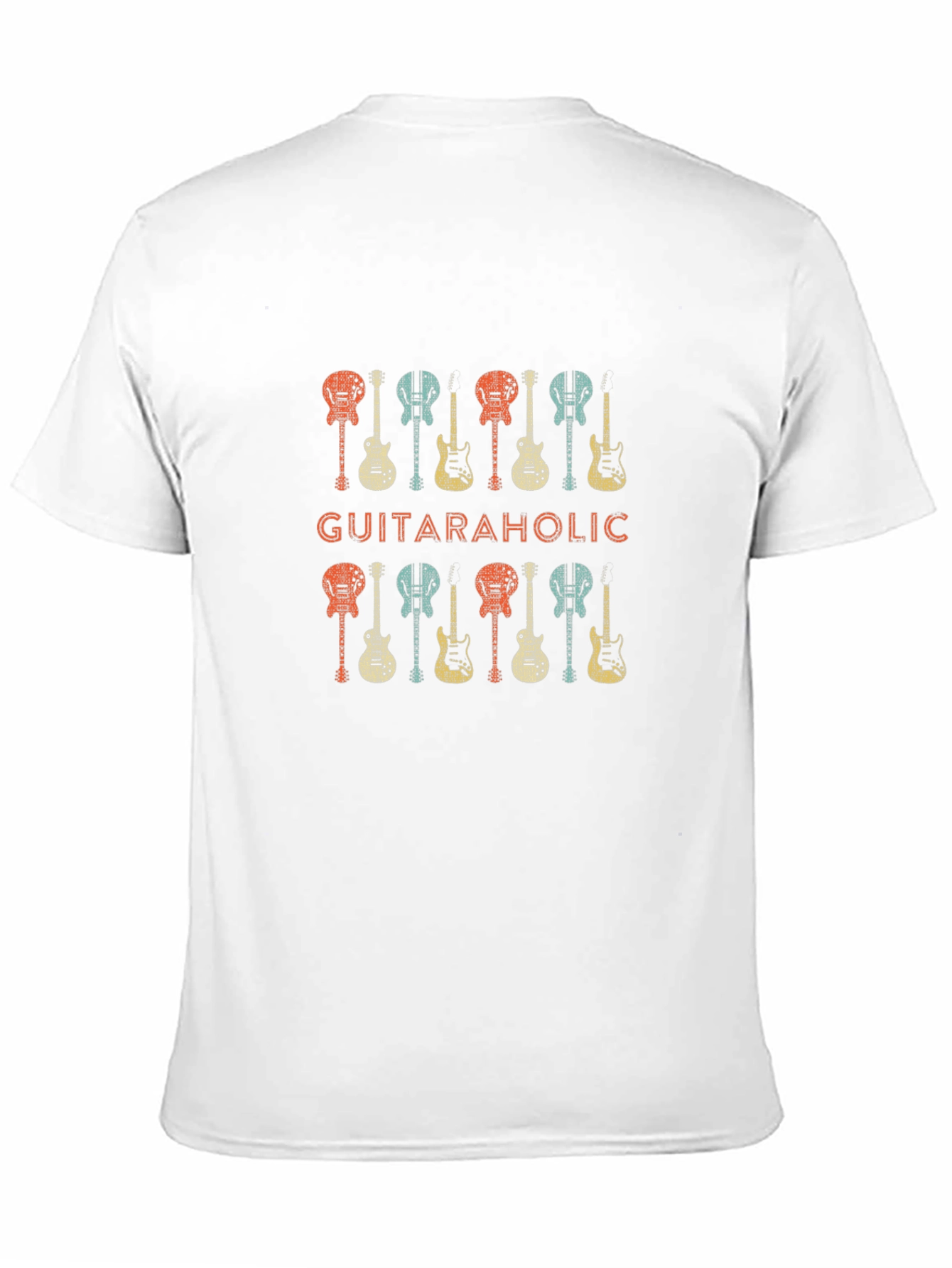 Guitaraholic Graphic Tee - Music Lover Shirt