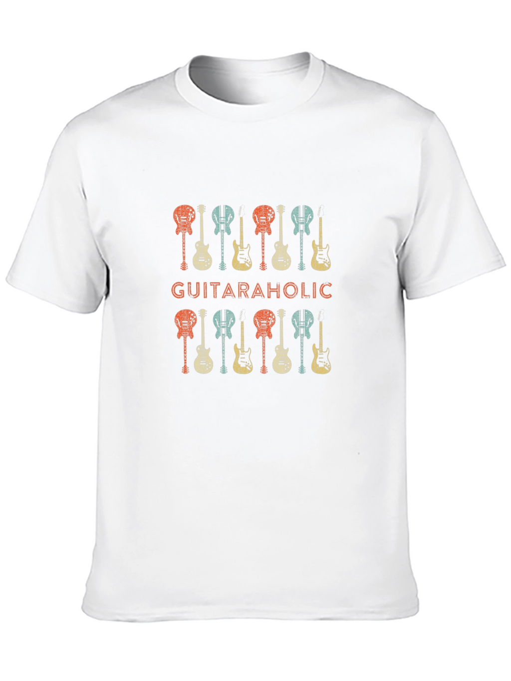 Guitaraholic Graphic Tee - Music Lover Shirt