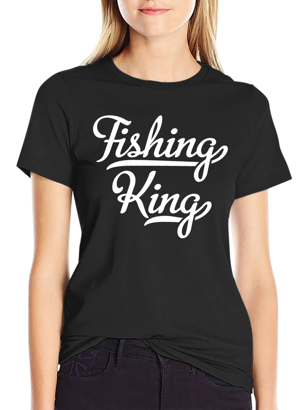 Fishing King Graphic Tee - Stylish Angler Apparel