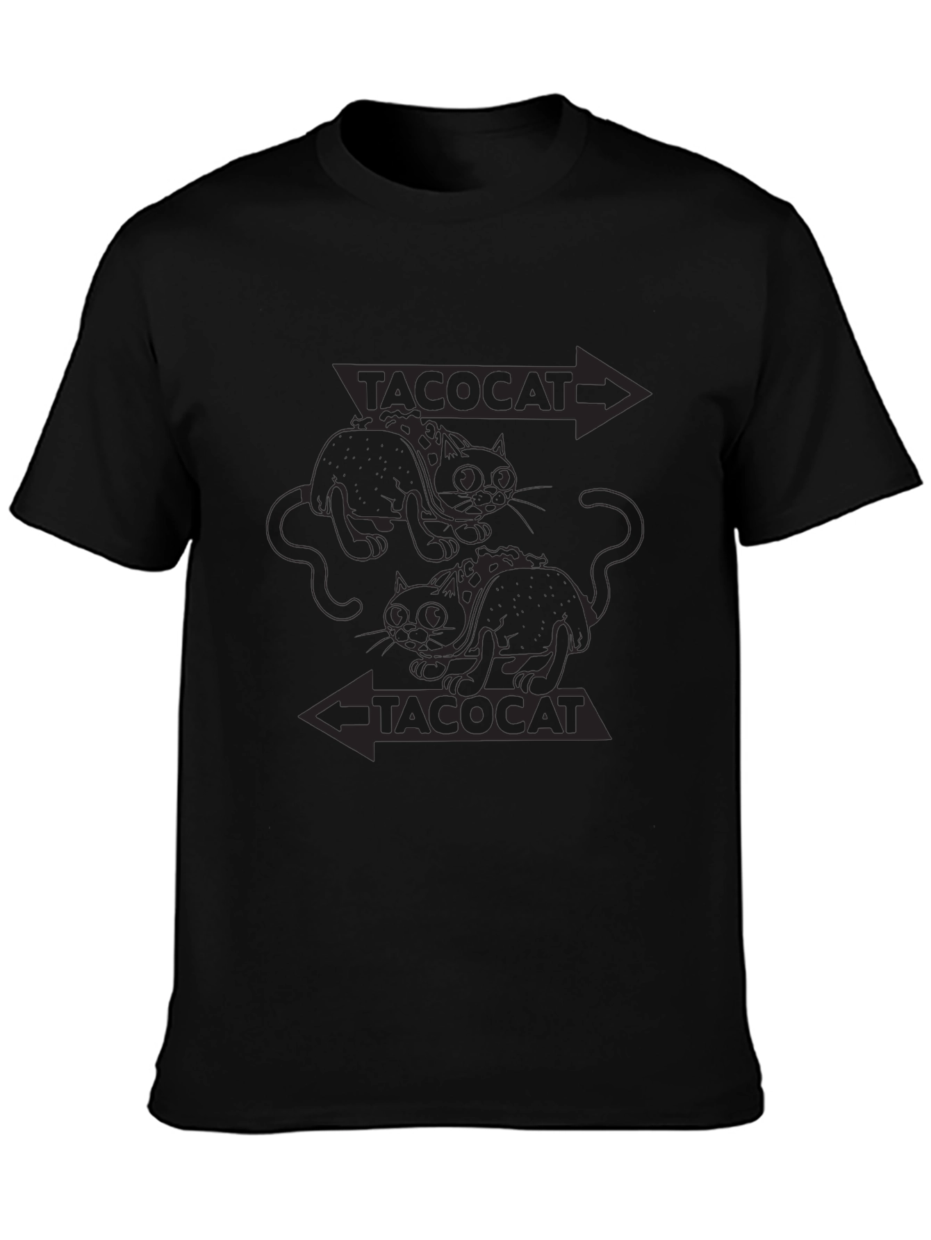 Tacocat Graphic Tee - Mens Black T-Shirt