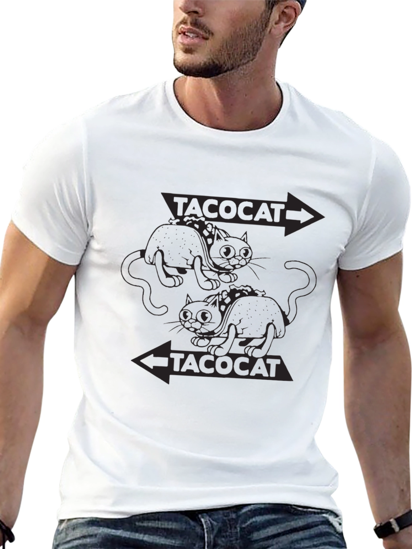 Tacocat Graphic Tee - Mens Black T-Shirt
