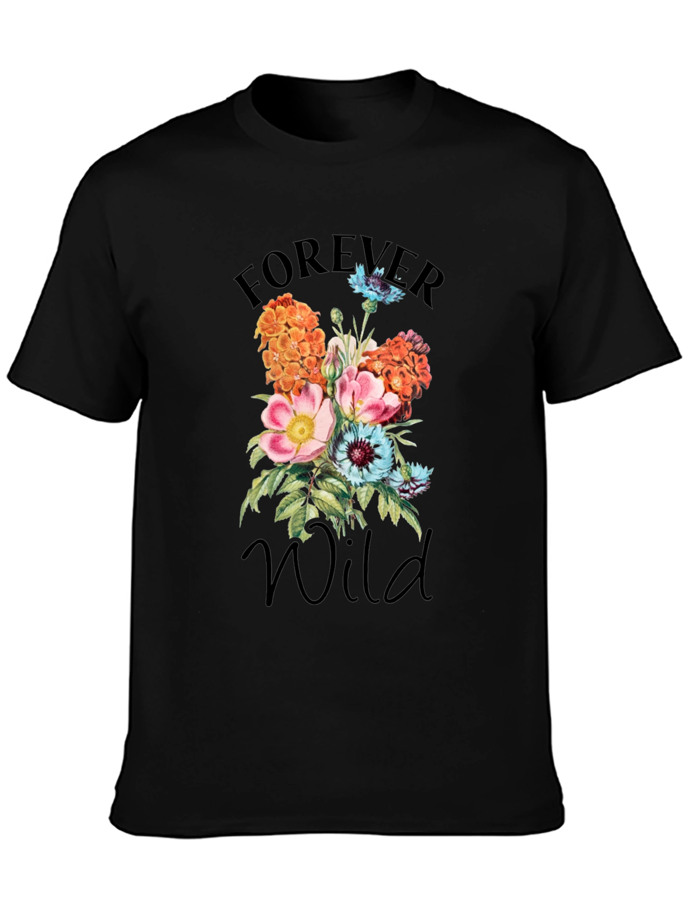 Forever Wild Floral Graphic T-Shirt