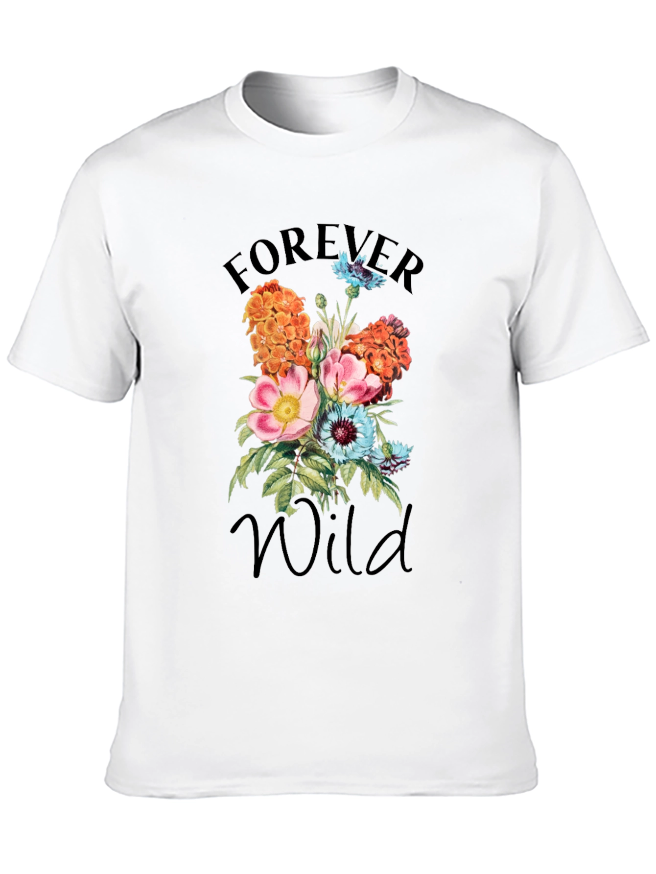 Forever Wild Floral Graphic T-Shirt