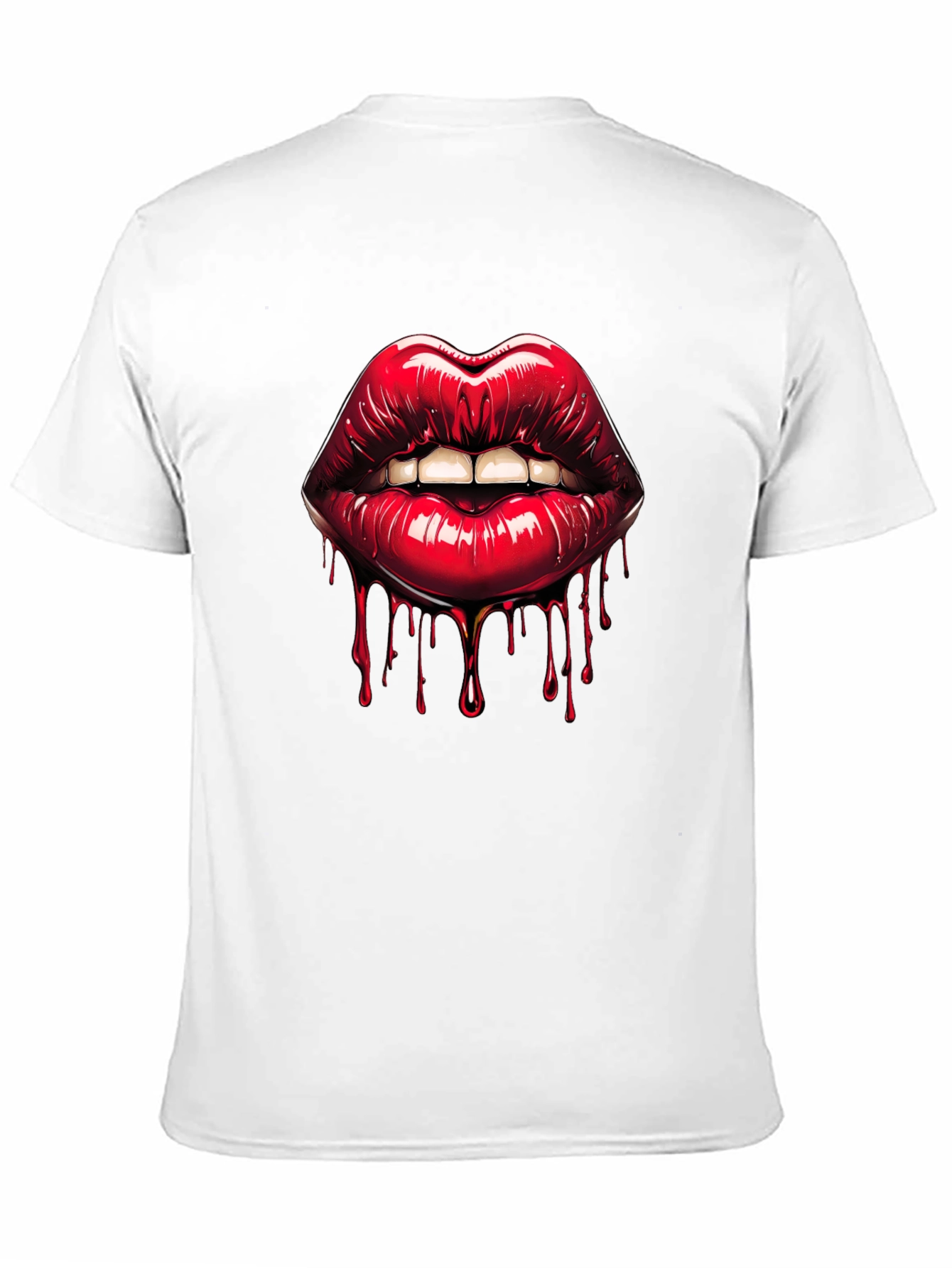 Bleeding Lips Graphic Tee - Bold Fashion