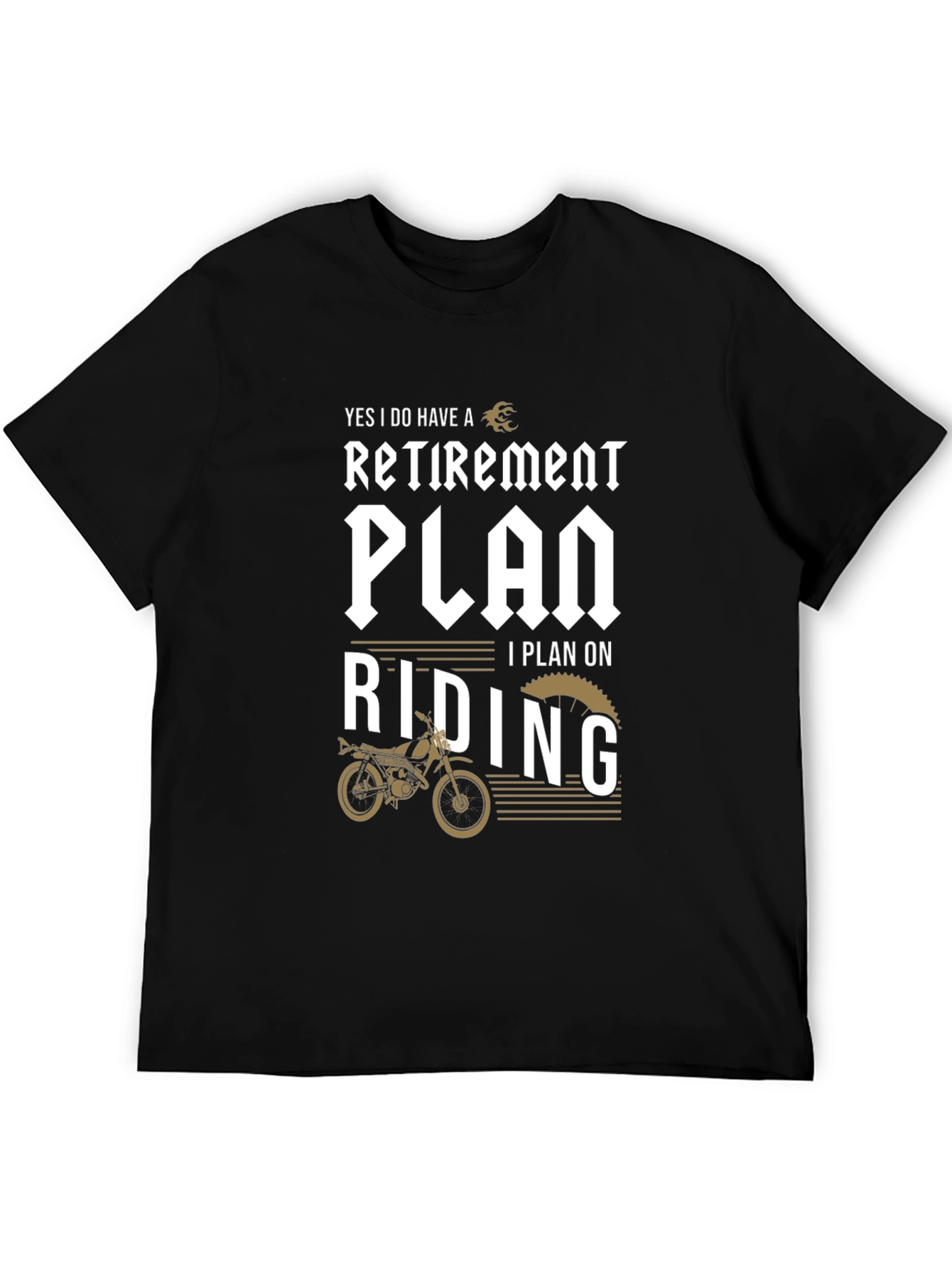 Retirement Plan Riding T-Shirt