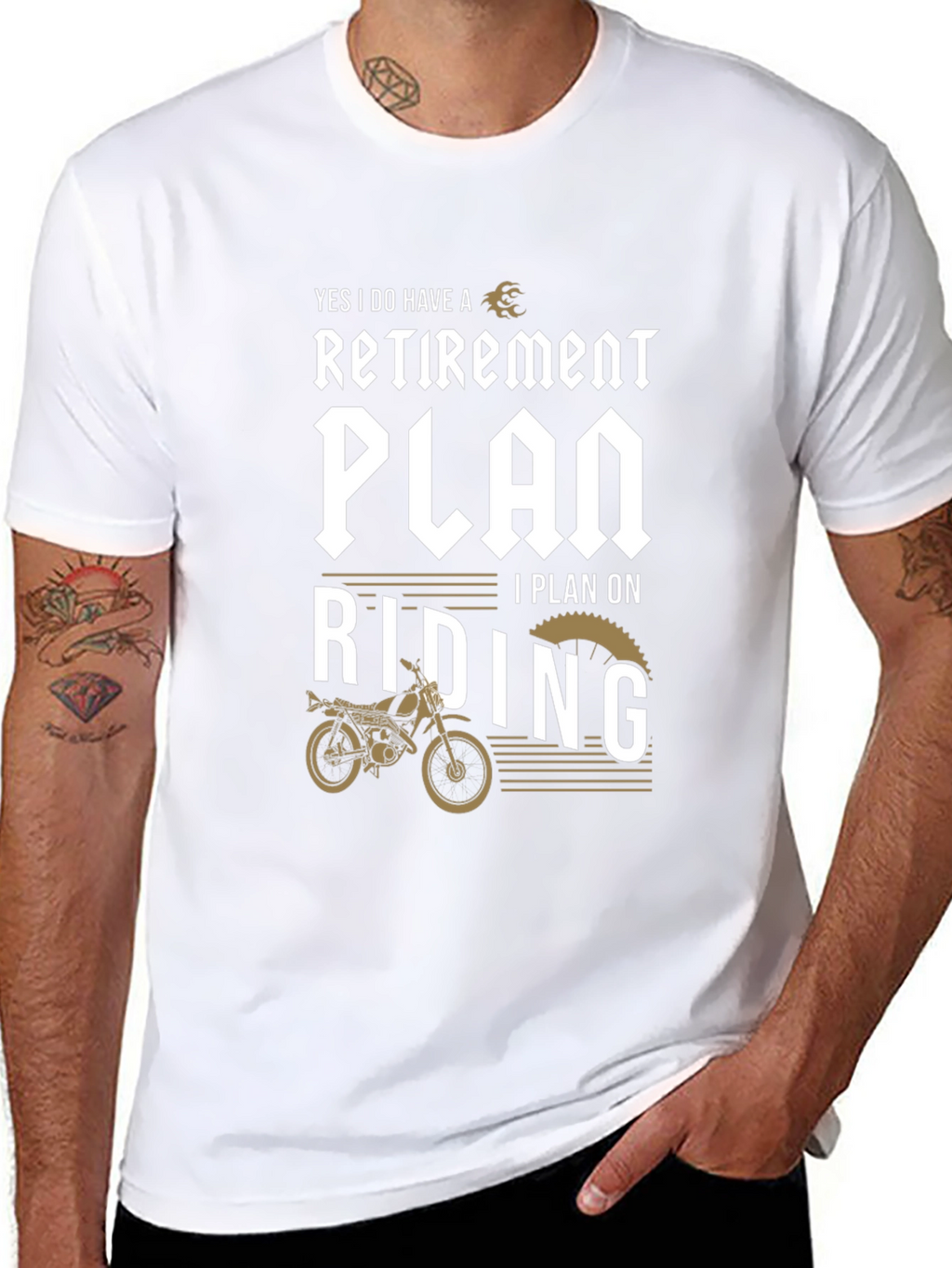 Retirement Plan Riding T-Shirt