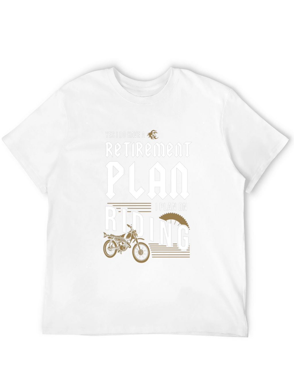 Retirement Plan Riding T-Shirt
