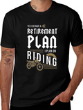 Retirement Plan Riding T-Shirt
