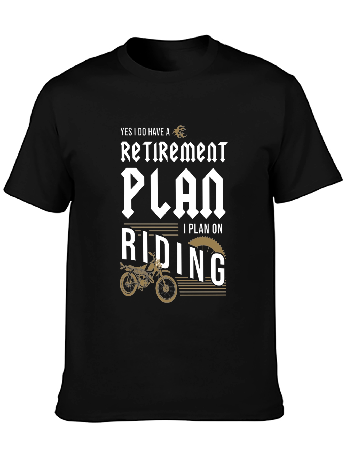 Retirement Plan Riding T-Shirt