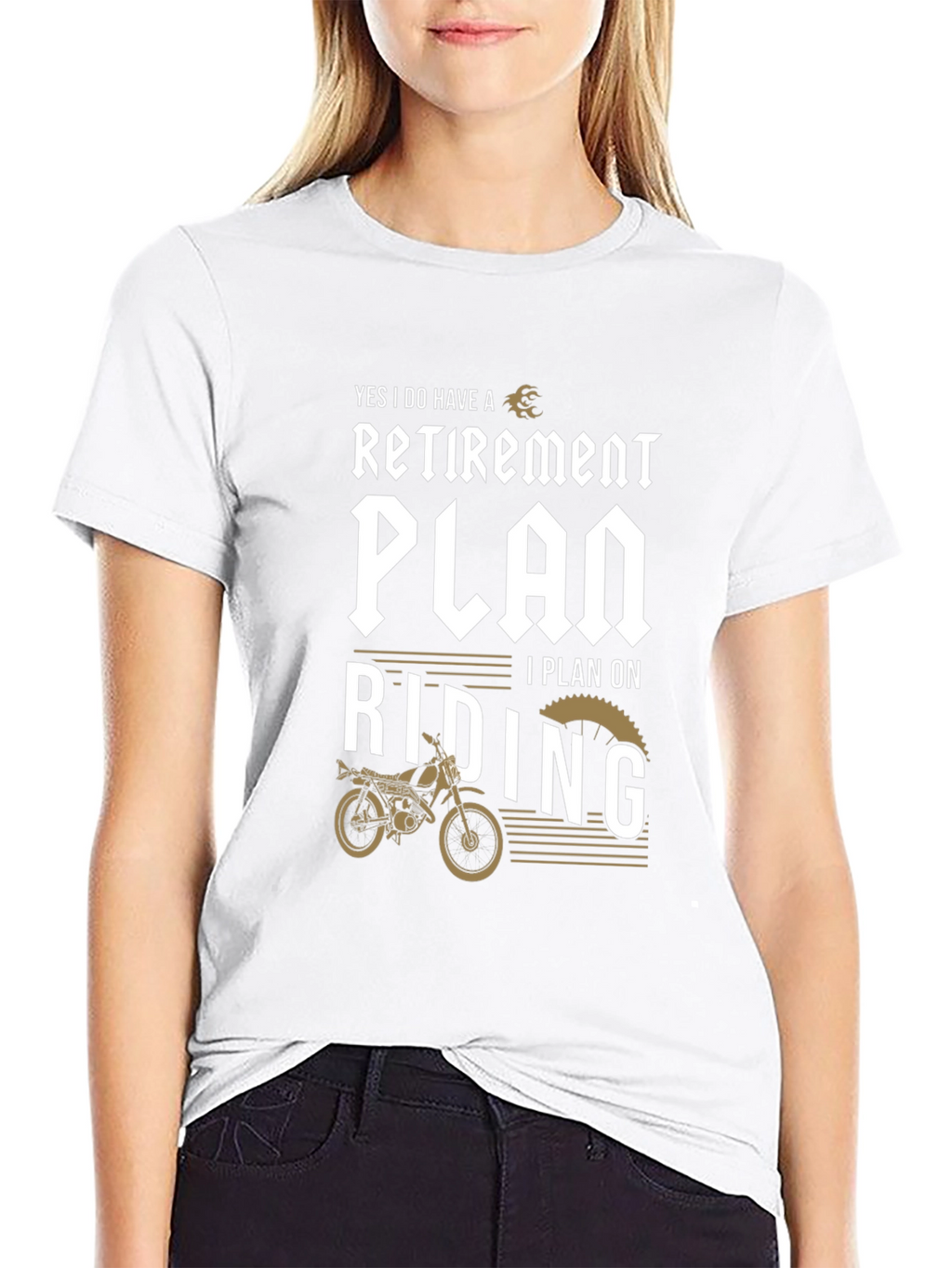 Retirement Plan Riding T-Shirt