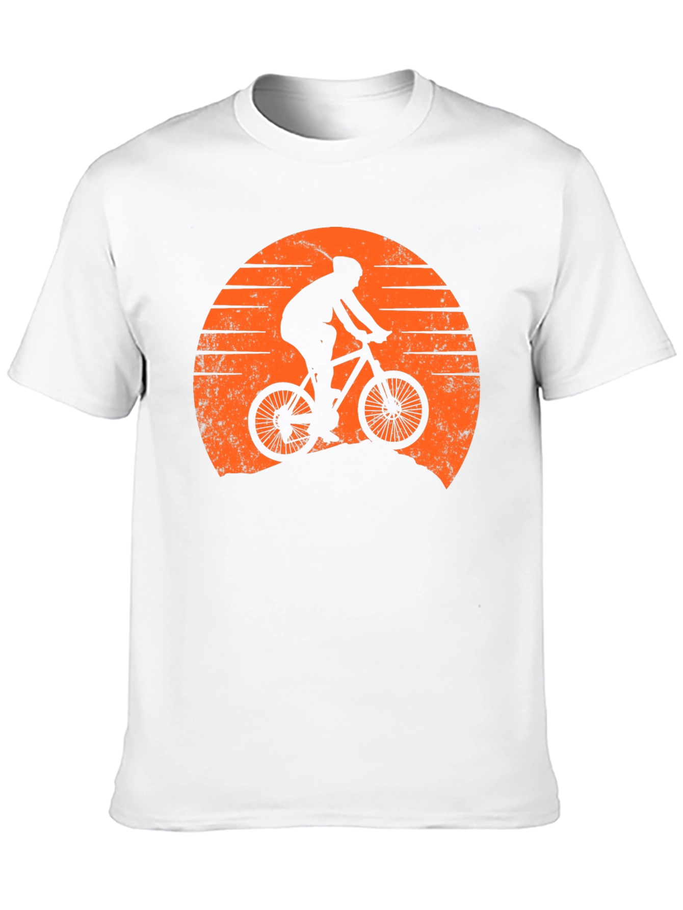 Mountain Biker Sunset Graphic Tee