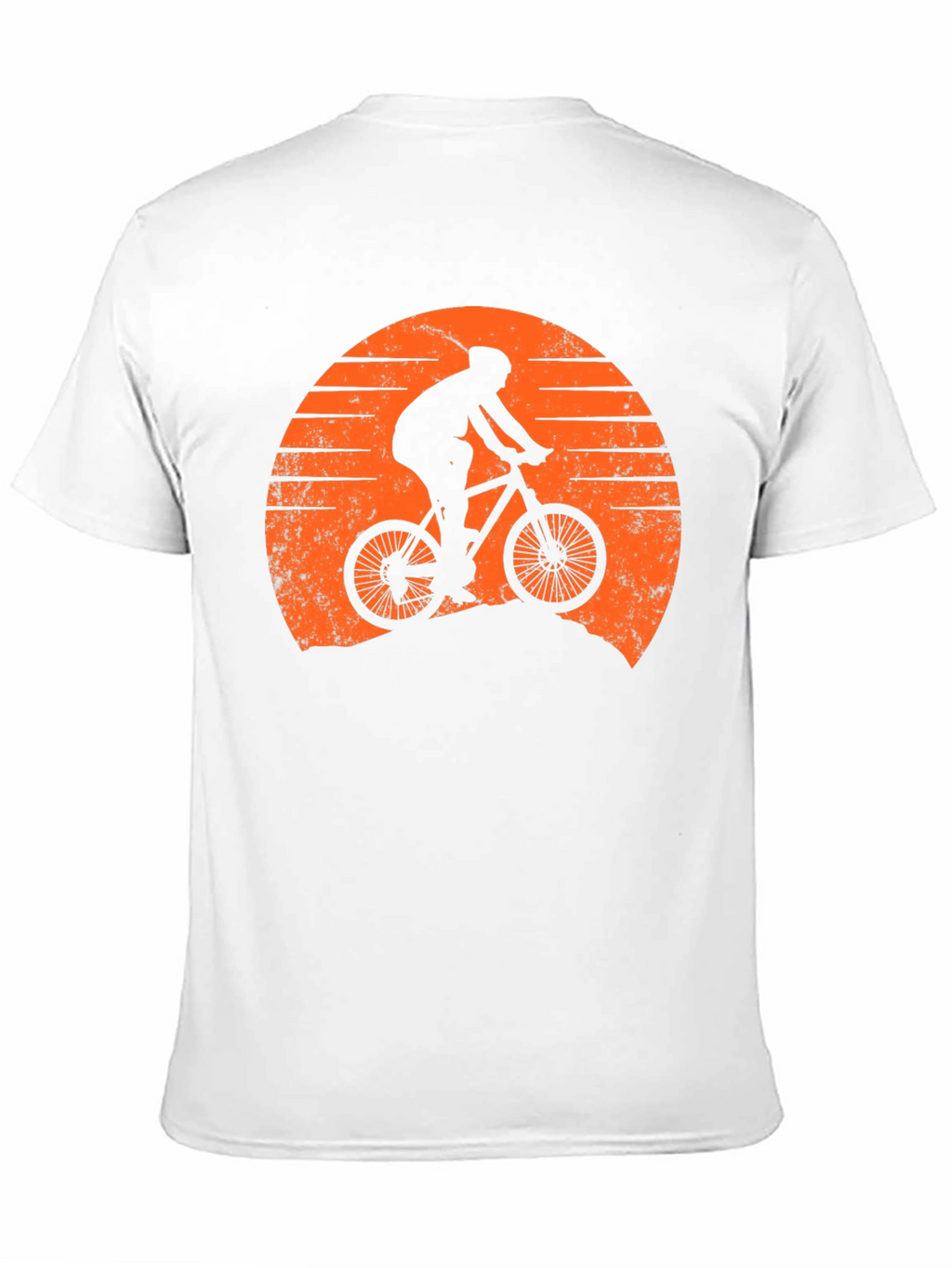 Mountain Biker Sunset Graphic Tee