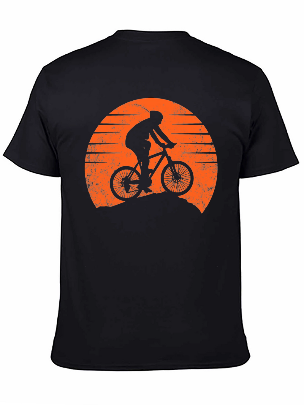 Mountain Biker Sunset Graphic Tee