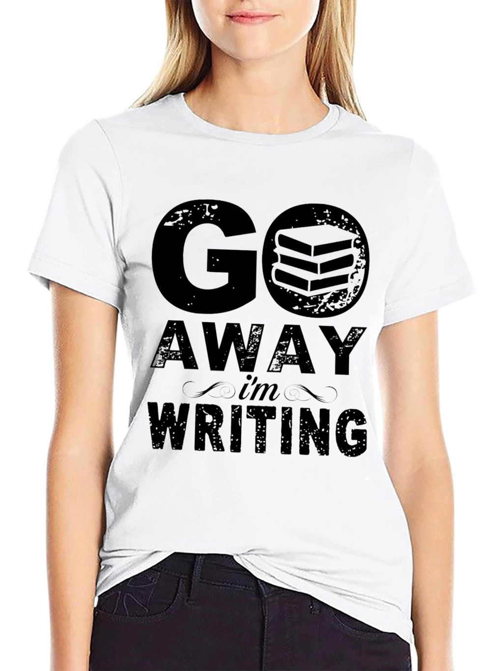 Go Away Im Writing T-Shirt