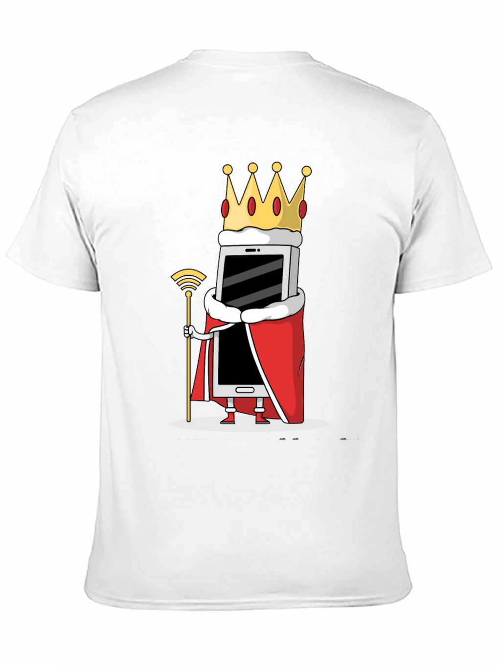 Smartphone King T-Shirt - Mobile Phone Humor Tee