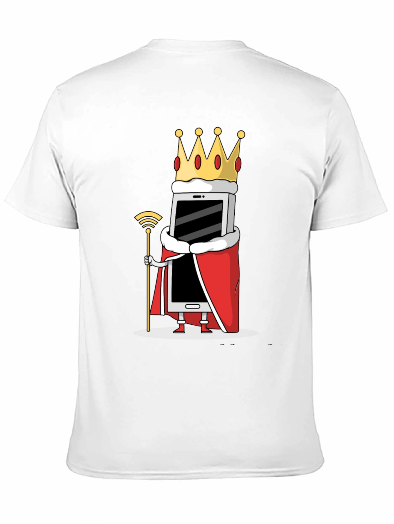 Smartphone King T-Shirt - Mobile Phone Humor Tee