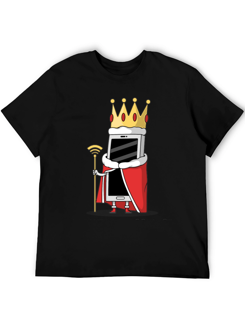 Smartphone King T-Shirt - Mobile Phone Humor Tee