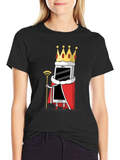 Smartphone King T-Shirt - Mobile Phone Humor Tee