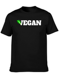 Vegan Lettuce Tee - Black Cotton T-Shirt