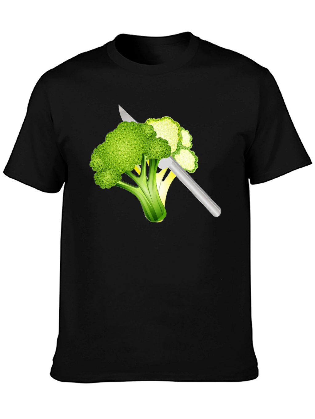 Broccoli Slice T-Shirt: Funny Vegan Tee