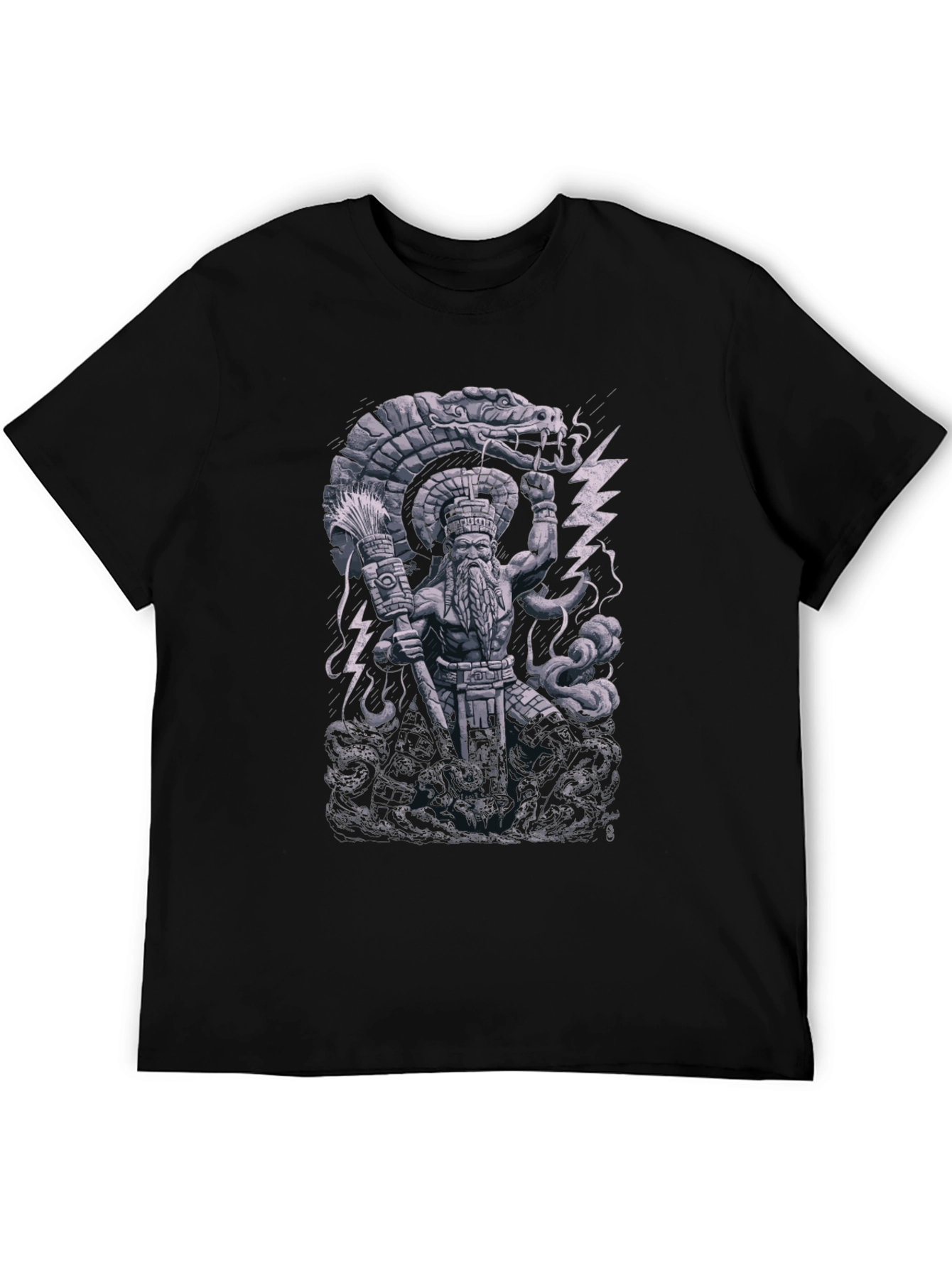 Aztec God Serpent Graphic Tee