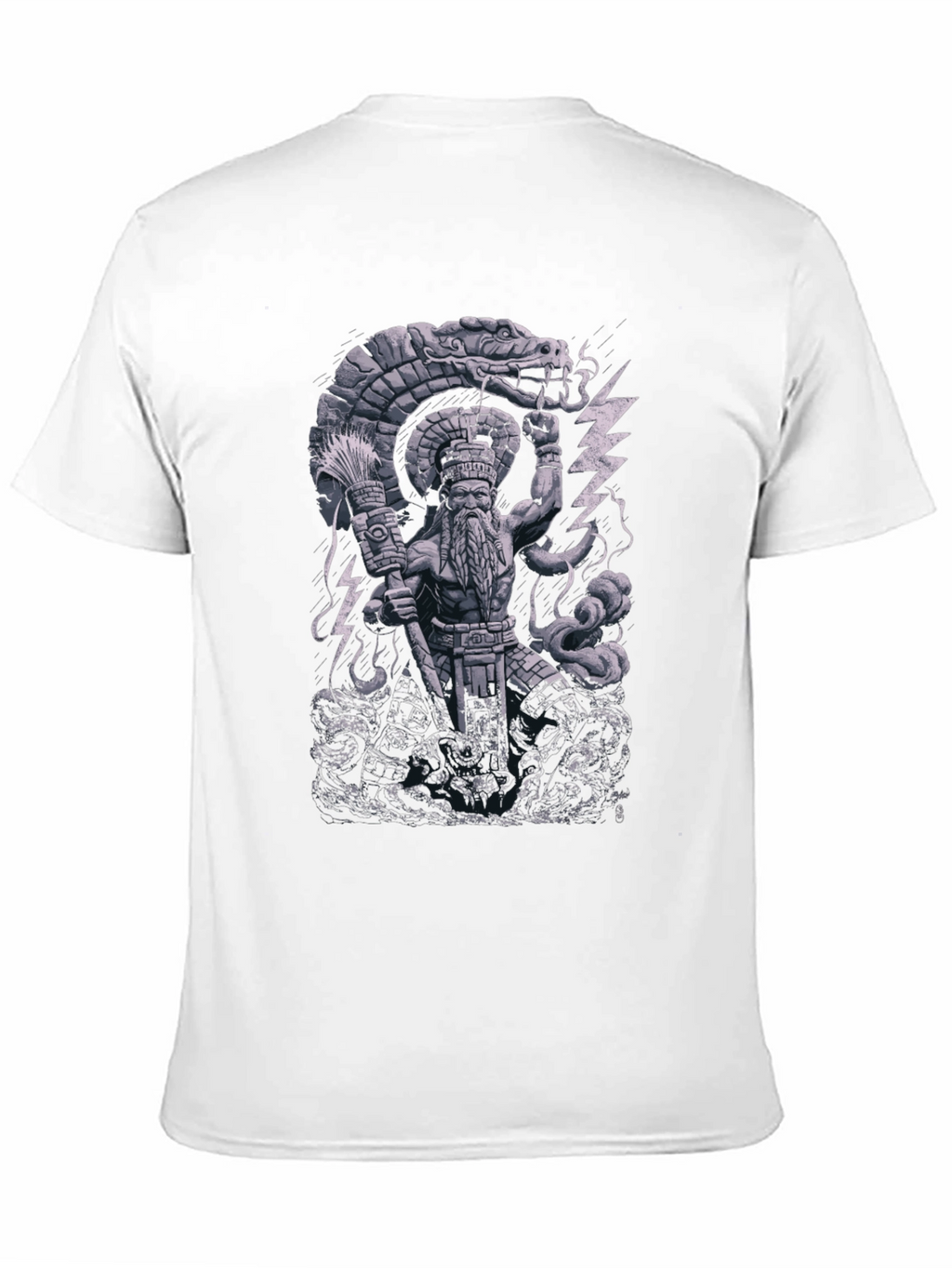 Aztec God Serpent Graphic Tee