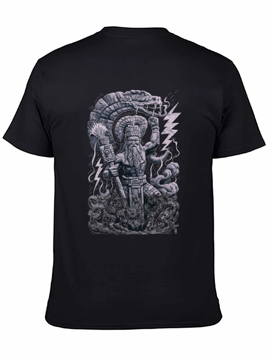 Aztec God Serpent Graphic Tee